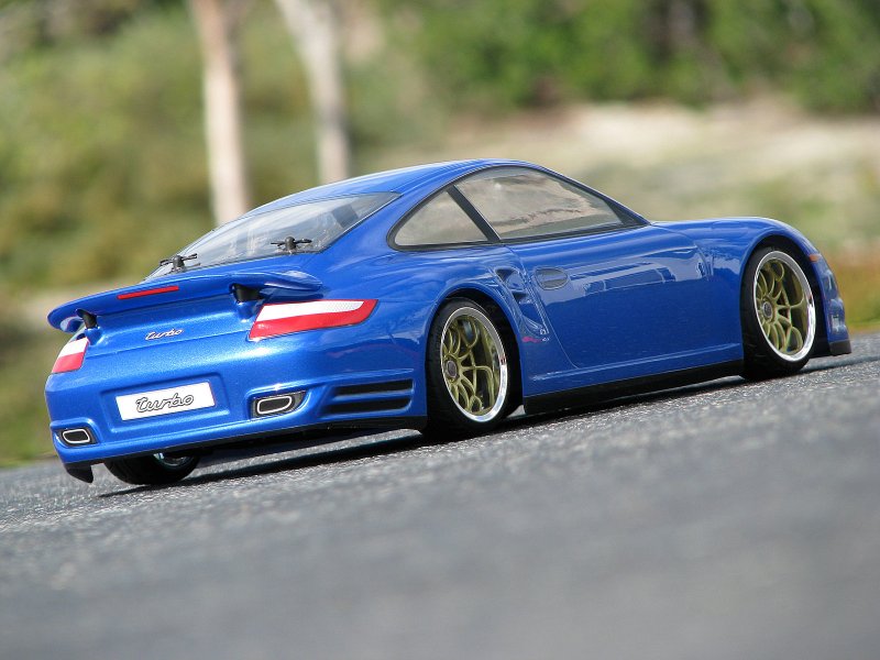 PORSCHE 911 TURBO (997) 1-10 Body Set (200mm) w Wing - [HPI] 17527