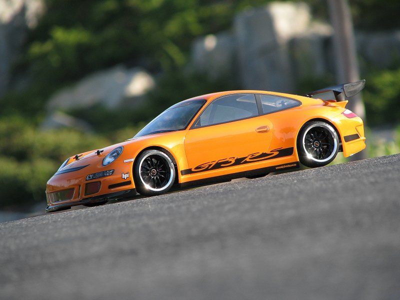 PORSCHE 911 GT3 RS BODY 1-10 Body Set (200mm) w Wing - [HPI] 17541