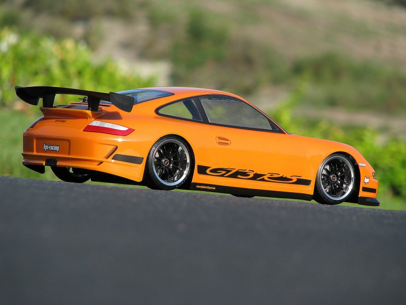 PORSCHE 911 GT3 RS BODY 1-10 Body Set (200mm) w Wing - [HPI] 17541