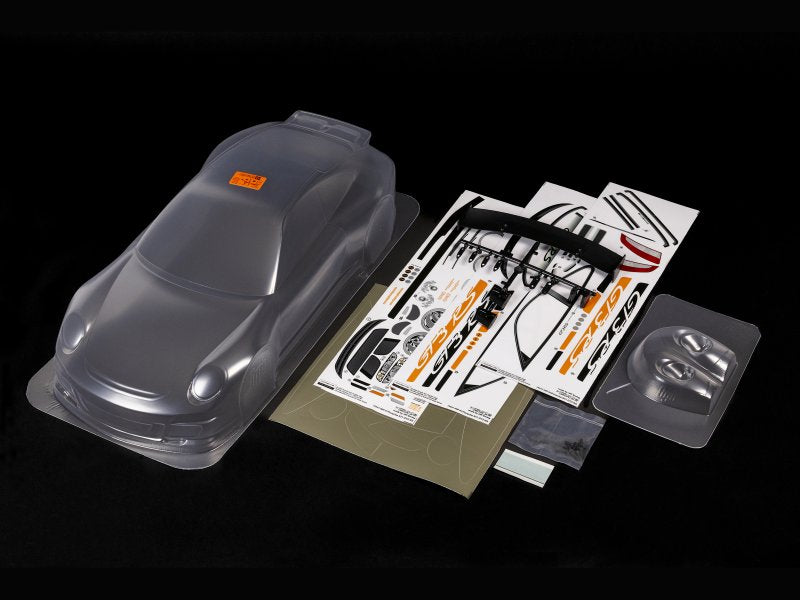 PORSCHE 911 GT3 RS BODY 1-10 Body Set (200mm) w Wing - [HPI] 17541