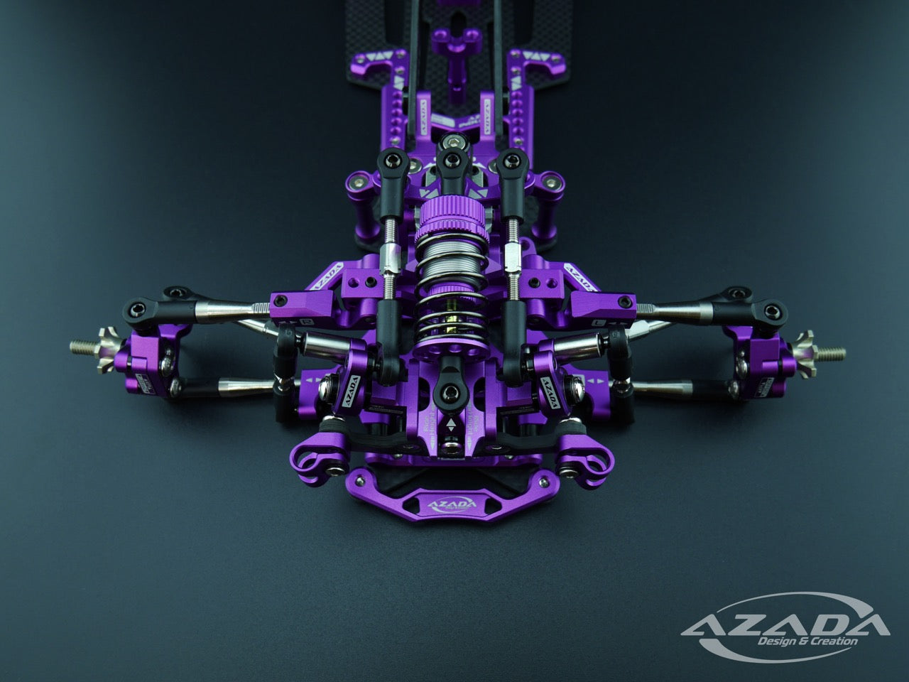 DISCONTINUED: MERLIN 1/10 R/C RWD Competition Drift Car Chassis (Decou ...