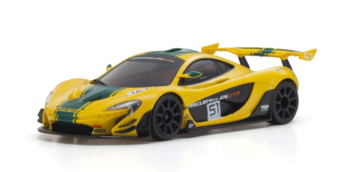 RWD MR-04 McLaren P1 GTR Yellow/Green - Readyset RTR (Ready to Run) MR04 [KYOSHO] 32375YG