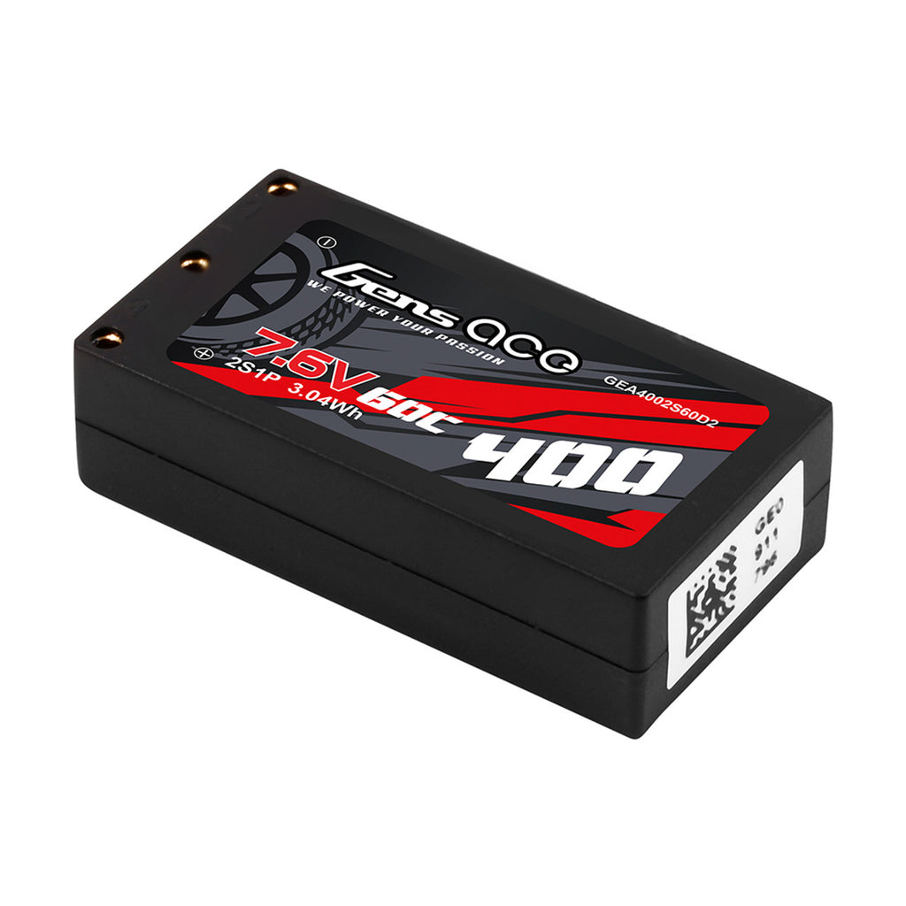 400mAh 2S 60C 7.6V HV Lipo Battery (2.0mm / XT60) for 1-28 LIPO