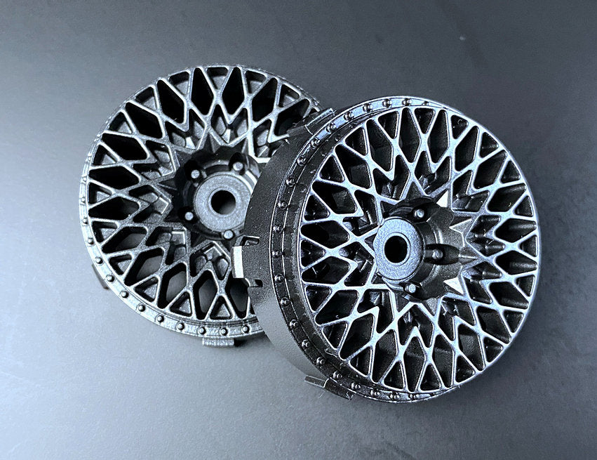 Tt Racing Mesh GRAN SEEKER (mesh) GUN METAL FACE DISC for Super-Rim (2 pc) [Tetsujin ...