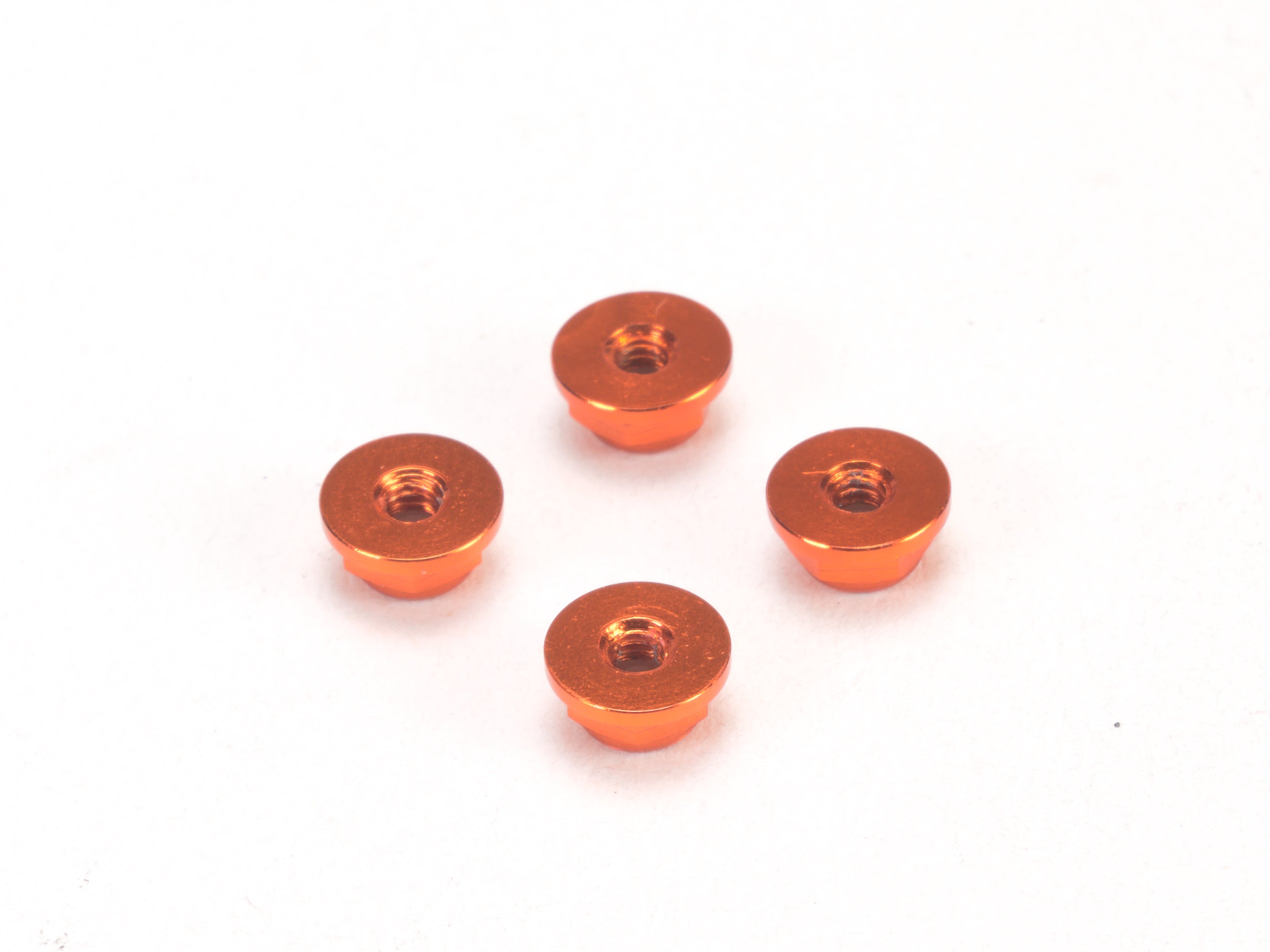 Mini-Z Aluminum 2mm Flanged Wheel Lock Nut Orange Blue Black Red Silver [PN Racing] 200409K 200409 200409R 200409S 200409B