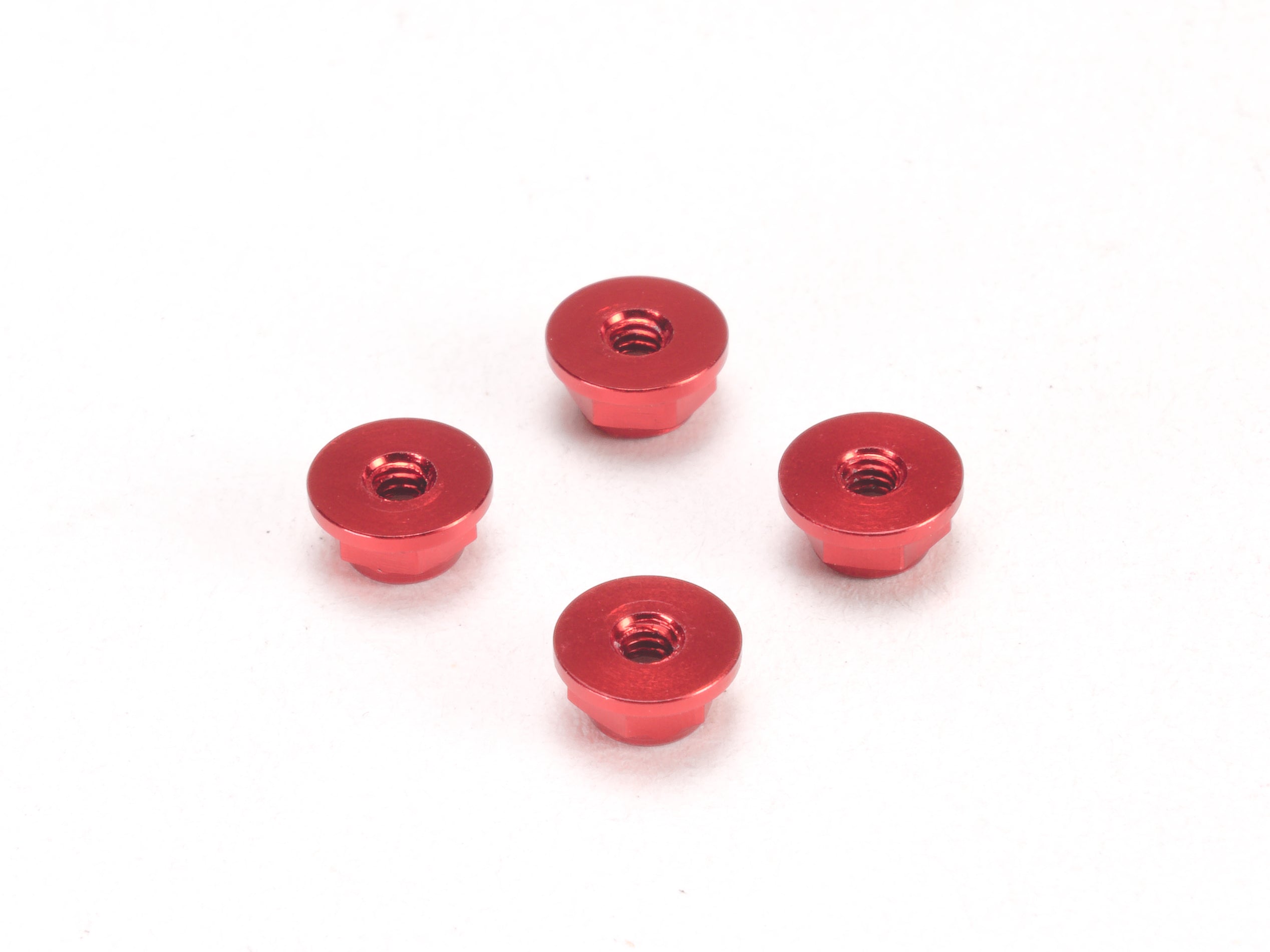 Mini-Z Aluminum 2mm Flanged Wheel Lock Nut Orange Blue Black Red Silver [PN Racing] 200409K 200409 200409R 200409S 200409B