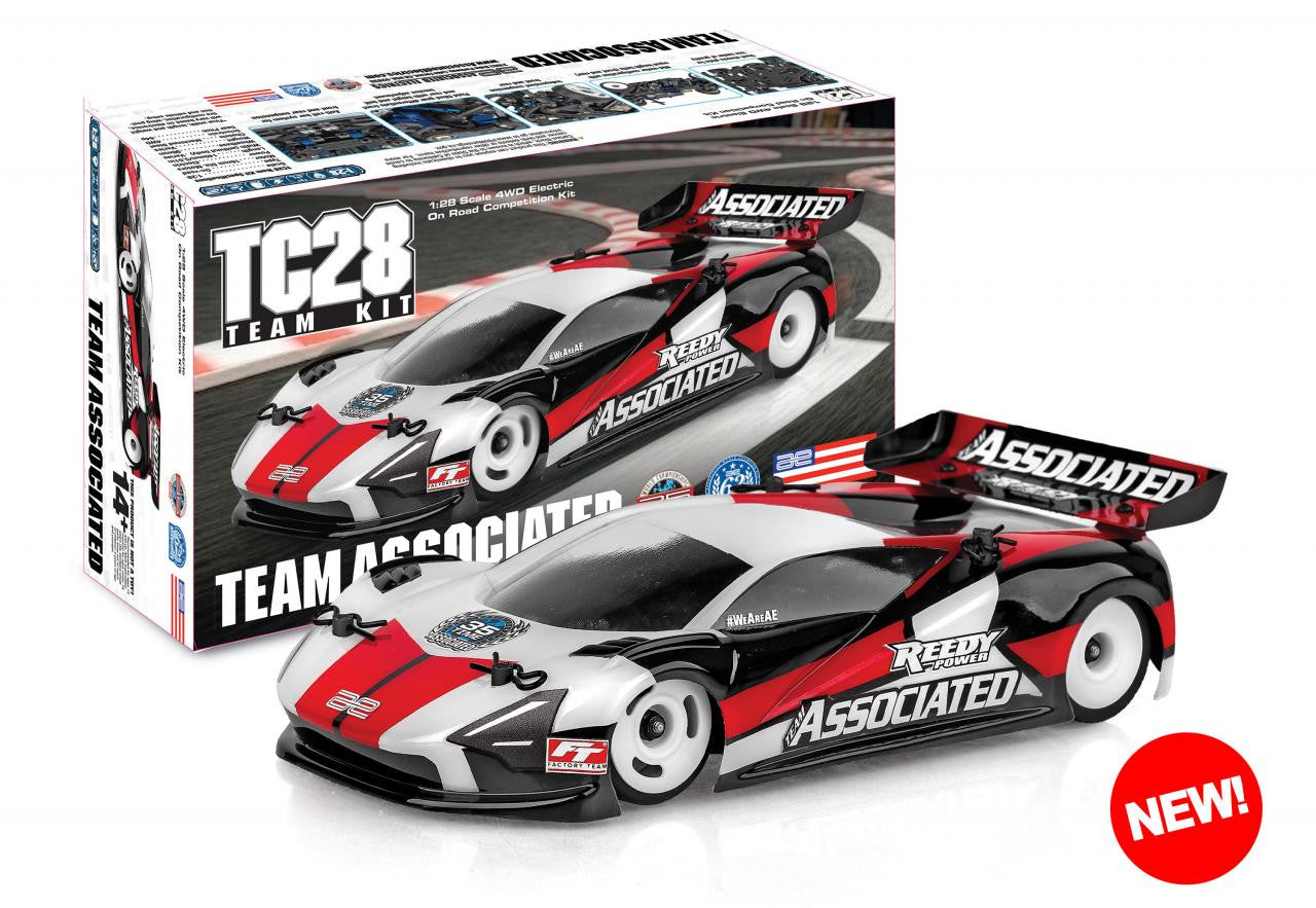 PREORDER: TC28 Team Kit - 1/28 4WD On-Road Chassis Touring Car [Associated] ASC 20169