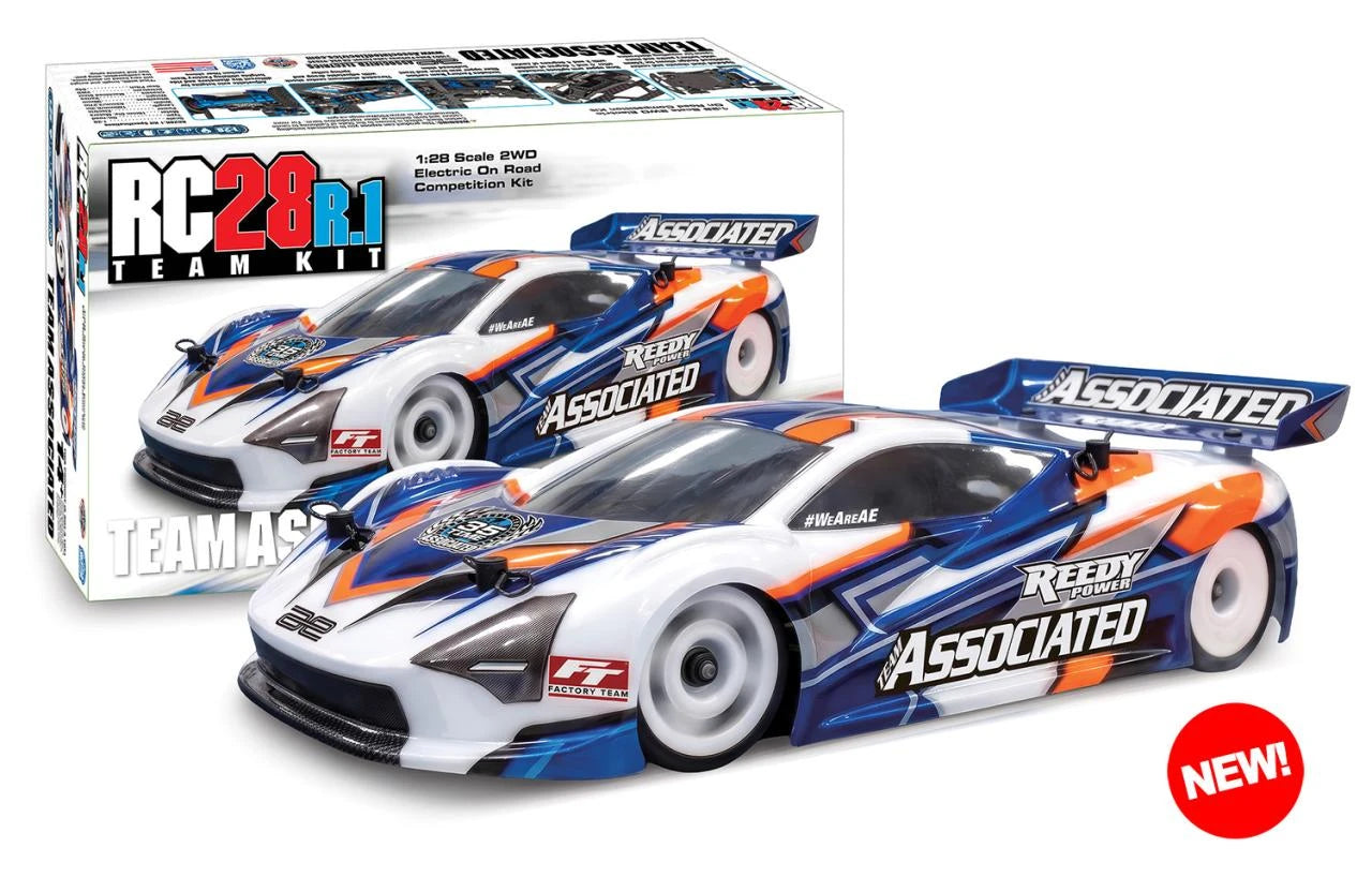 RC28R.1 Team Kit - 1/28 w/ Mako Body Rims Tires RWD On-Road Chassis Touring Car [Associated] 20194