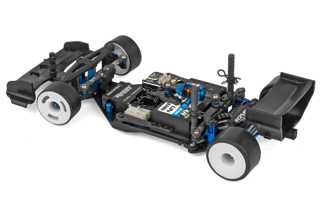 RC28F Team Kit - 1/28 F1 Formula 1 Body Rims Tires RWD On-Road Chassis [Associated] 20195