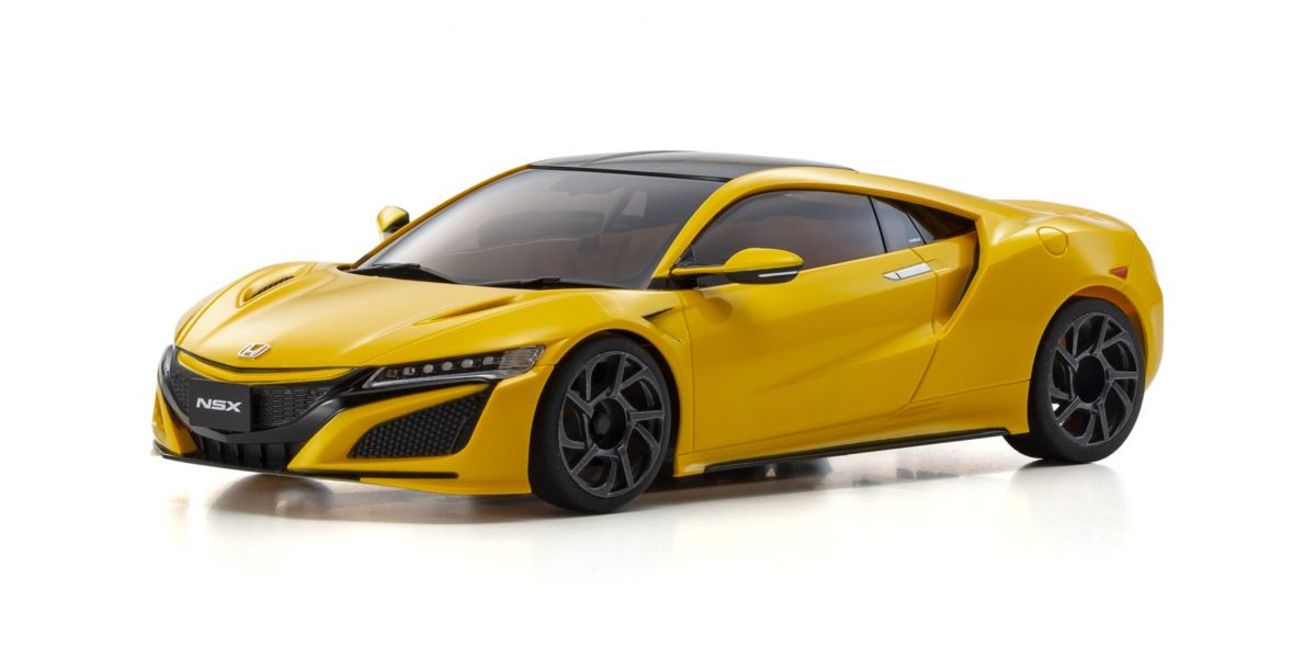 ASC MR04W-MM Honda NSX Yellow Pearl Mini-Z RWD 1-28 Painted Body Auto Scale Collection [Kyosho] MZP252Y