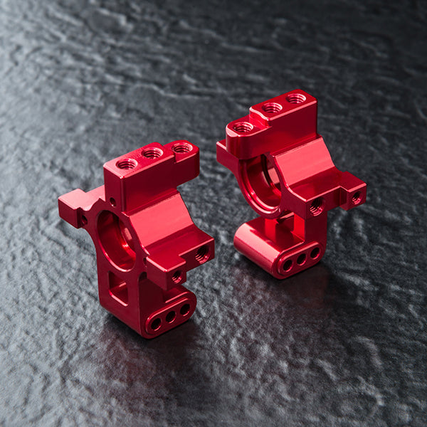 リヤマウントキットType-2 レッド Aluminum THA Rear UPRIGHT (Rear Knuckle) Set (RED) [MST] 210695R