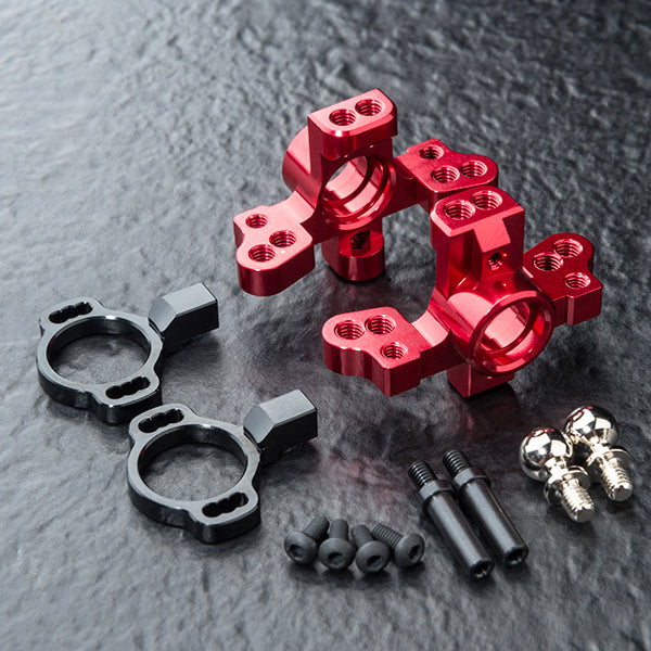 Aluminum ATK v2 Front Knuckles RWD (RED) Set (RMX, FRX, MRX, RRX