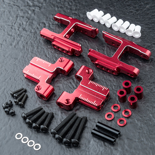 Aluminum THA Rear Suspension LOWER Arm Set (RED) [MST] 210696R
