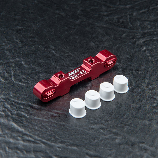 RMX / MRX Aluminum Adjustment Suspension Mount (-3.0~-4.5) (BLACK - RED) Set (RMX, FRX, MRX, RRX, FMX) [MST] 820159R 820159BK