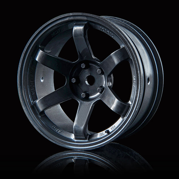Gun Metal Grey High Traction 5mm 7mm 1-10 TE37 Style Wheels [MST] 832302GR 832301GR