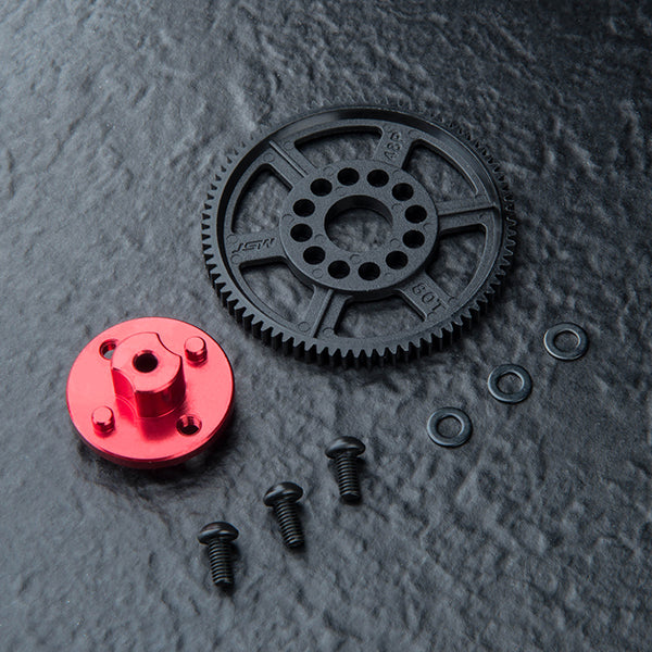 RMX 4 Aluminum Spur Holder Red Black [MST] 210742BK 210742R