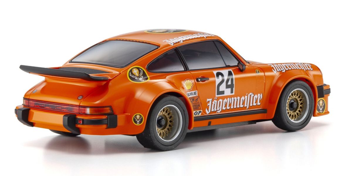 MINI-Z Racer MR-04 RWD Porsche 934 RSR Turbo 1976 Jagermeister #24 ORANGE Readyset RTR (Ready to Run) [KYOSHO] 32368EM
