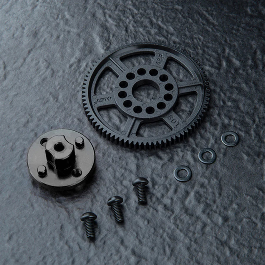 RMX 4 Aluminum Spur Holder Red Black [MST] 210742BK 210742R