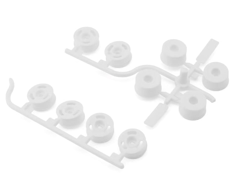 TC28 Wheel Set - White Yellow [ASSOCIATED] 21466 21467