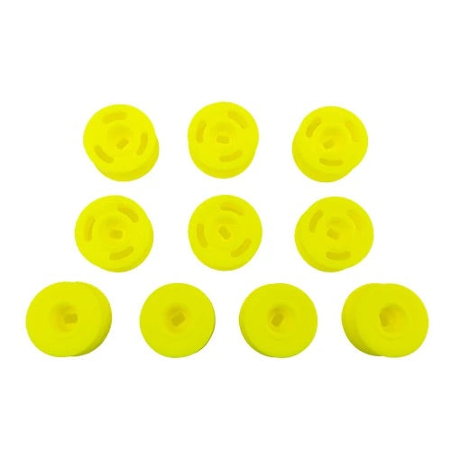 TC28 Wheel Set - White Yellow [ASSOCIATED] 21466 21467
