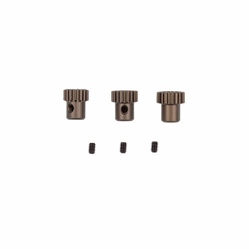 1:28 Scale RC28R Ft Aluminum Pinion Gear Set, 15-17 Tooth - 64p [Associated] 21692