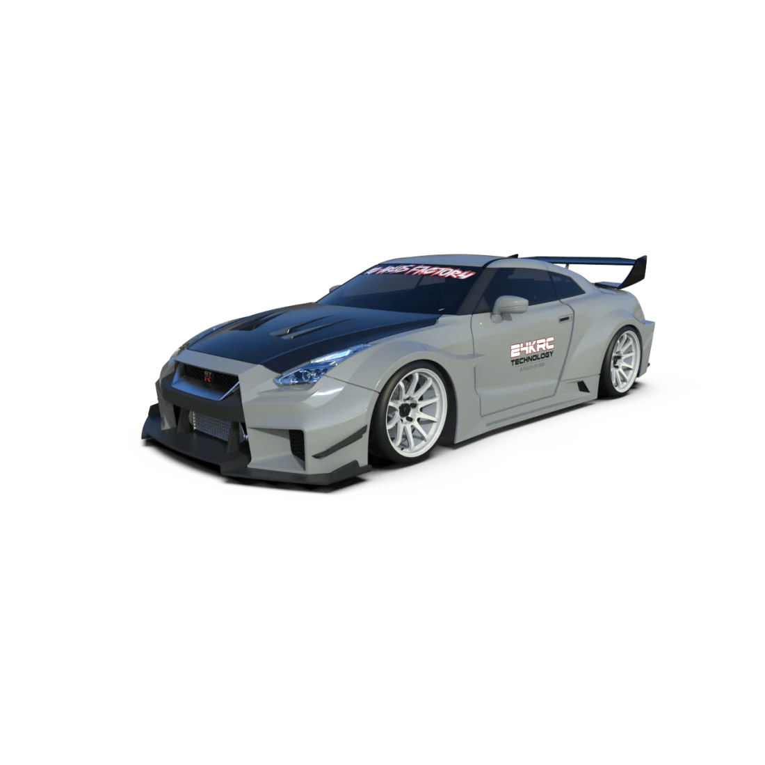 Nissan GTR R35 Silhouette Works Liberty Walk RR 1-10 Drift Body Shell ...