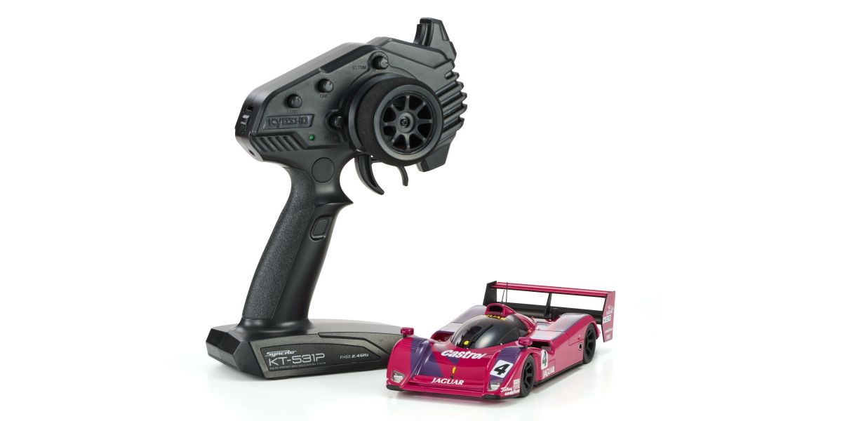 MINI-Z Racer MR-04 RWD JAGUAR XJR-14 No.4 LM 1991 MAROON Readyset RTR (Ready to Run) [KYOSHO] 32369LE