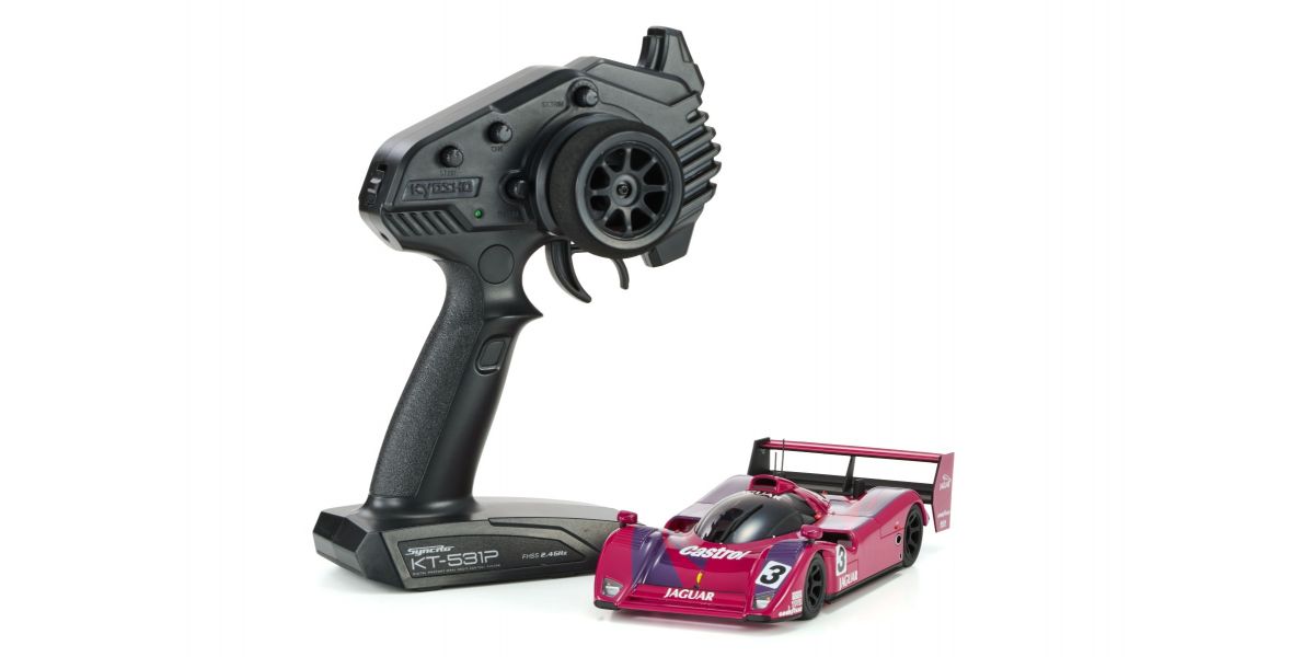 MINI-Z Racer MR-04 RWD JAGUAR XJR-14 No.3 Winner MONZA 1991 MAROON Readyset RTR (Ready to Run) [KYOSHO] 32369MO
