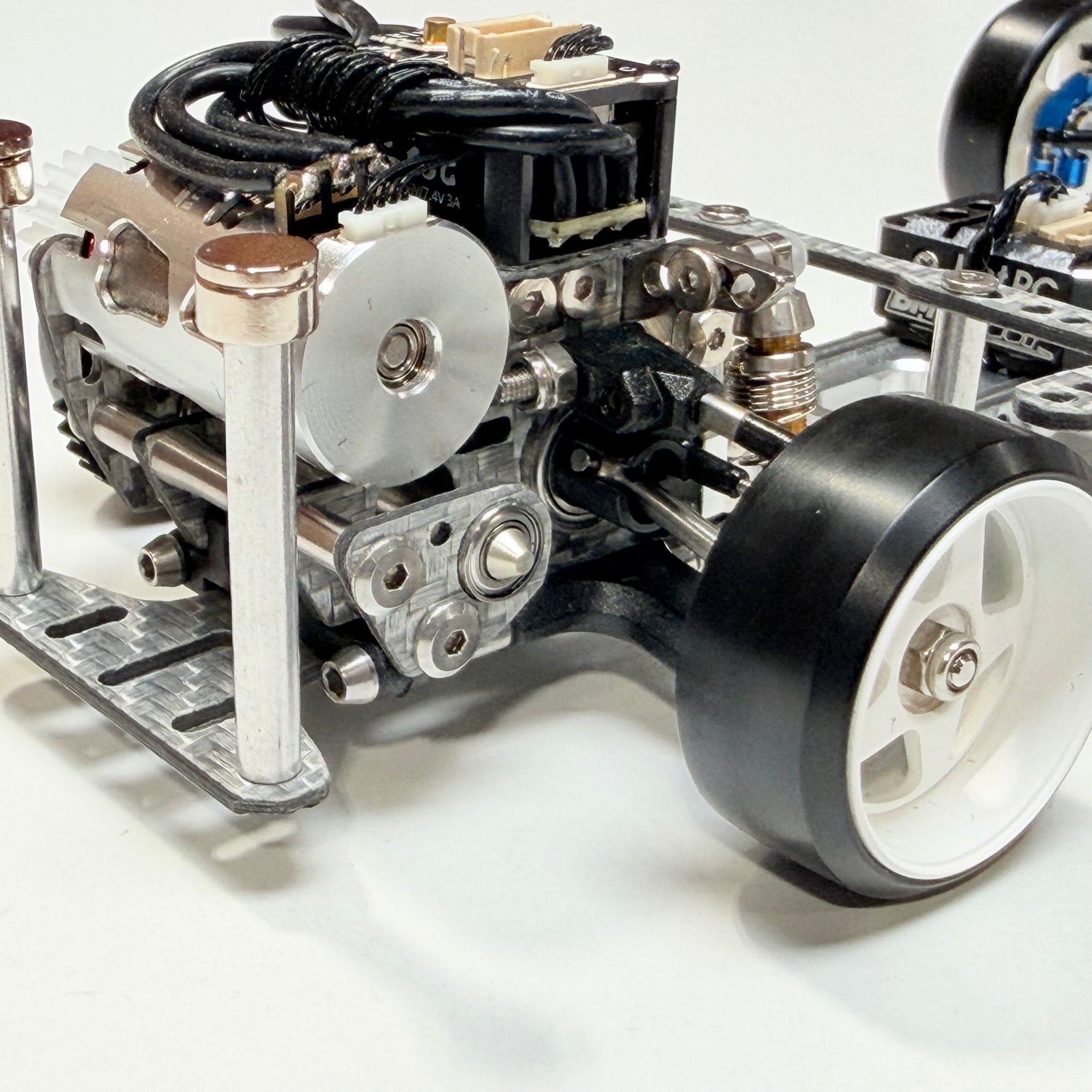 RTS 1-24 (SIlver Carbon) 2026 RWD Drift Car Almost READY TO RUN RTR - Fully Assembled (need radio) [Rhino Racing] RTS-2406