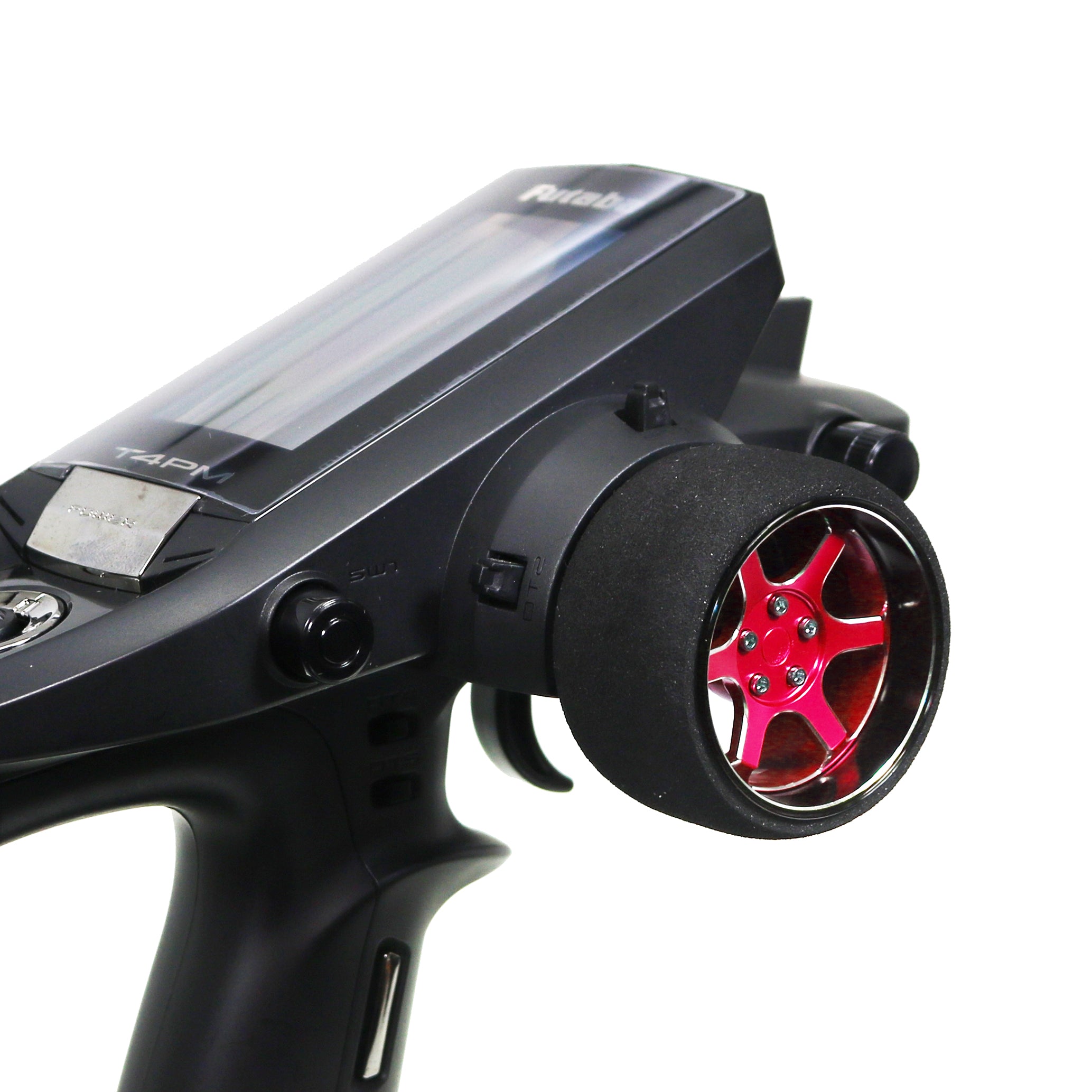 Remote Control Spur Remote Control - SP Deep Rim Steering Wheel 6 Spokes (RED) [Eagle Raci ...