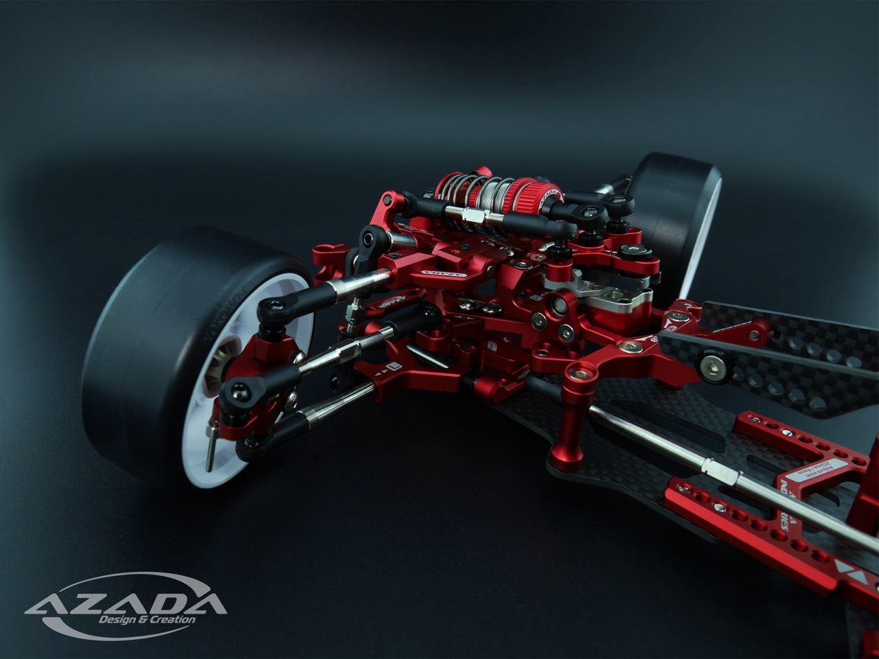 DISCONTINUED: MERLIN 1/10 R/C RWD Competition Drift Car Chassis (Decou ...