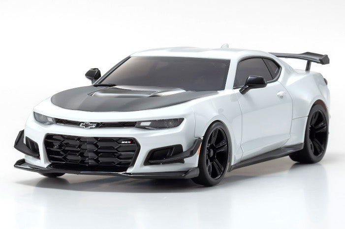 Mini-Z 1-28 Camaro ZL1 White body set (w-Wheel) (unpainted) F: 1.5 (N) R: 1.5 (W) W-MM [Kyosho] MZN199