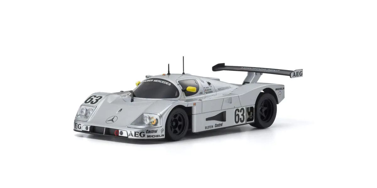 ロピア 爆買い MercedesC9 SAUBER 1-28 Mini-Z White (w-Wheel set body LM ホビーラジコン
