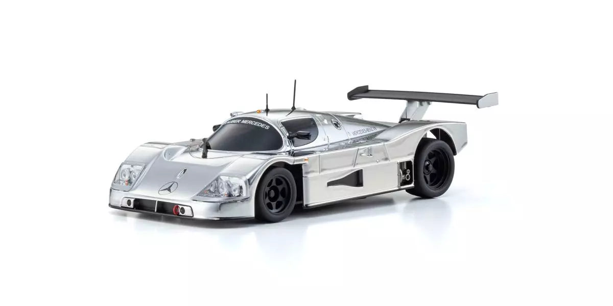 MINI-Z Racer MR-04 RWD Sauber-Mercedes Gruppe-C-Rennsportwagen C9, Nr.61, LM1988 CHROME Readyset RTR (Ready to Run) [KYOSHO] 32362CRG
