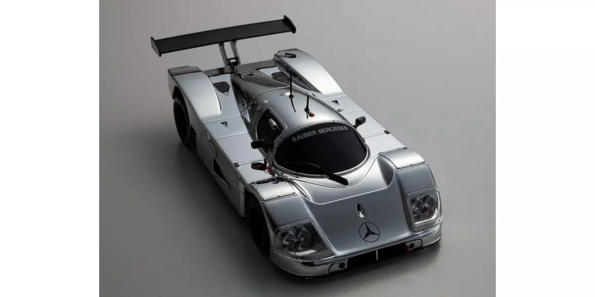 MINI-Z Racer MR-04 RWD Sauber-Mercedes Gruppe-C-Rennsportwagen C9, Nr.61, LM1988 CHROME Readyset RTR (Ready to Run) [KYOSHO] 32362CRG