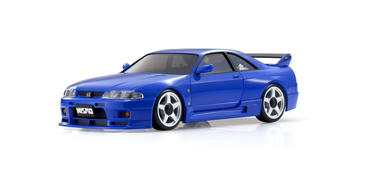 Mini-Z 1-28 Nissan GT-R Nismo R33 Skyline White body set (w-Wheel) (unpainted) F: 1.5 (N) R: 1.5 (W) [Kyosho] MZN197