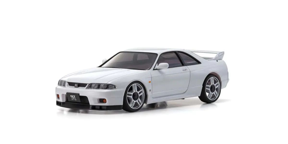 ASC MA-020 Nissan Skyline GTR R33 White 1-28 Painted Body Auto Scale Collection [Kyosho] MZP468W