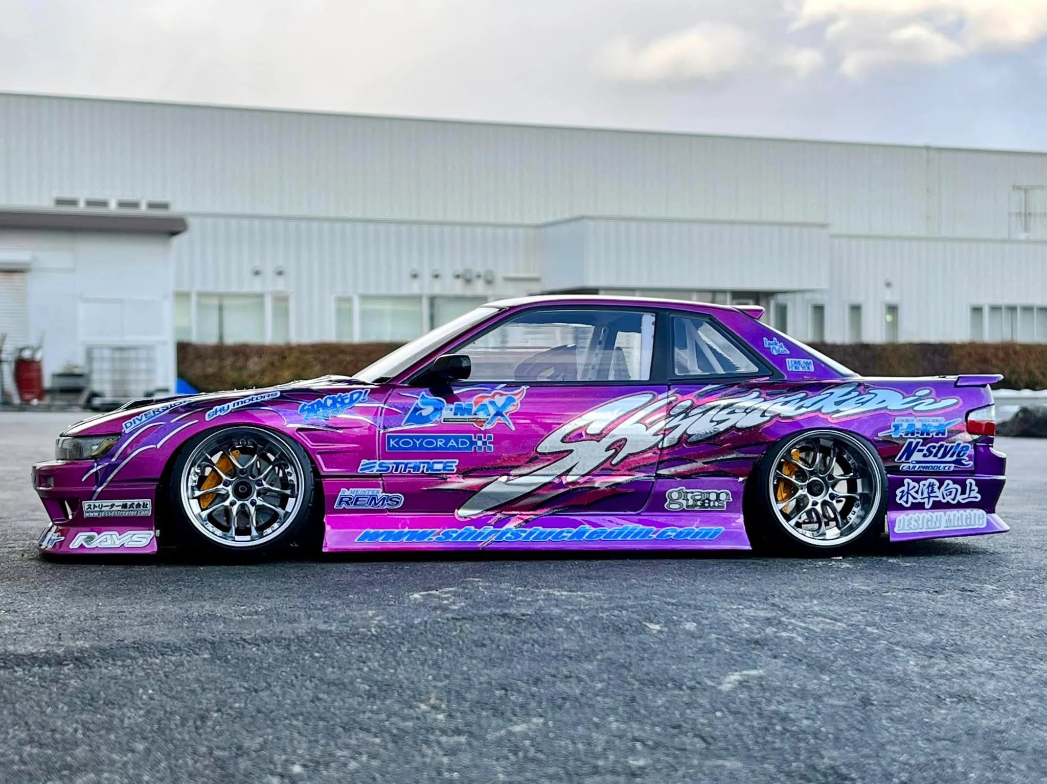 shirtstuckedin 3037 S13 - RC DRIFT 1/10 LIVERY KIT DECAL STICKER SET [shirtstuckedin] 3037-S13