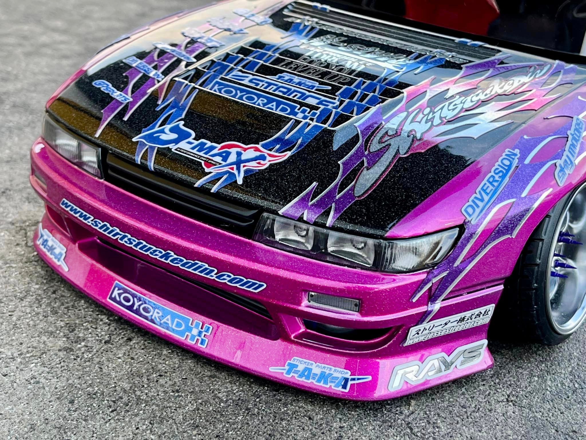 shirtstuckedin 3037 S13 - RC DRIFT 1/10 LIVERY KIT DECAL STICKER SET [shirtstuckedin] 3037-S13