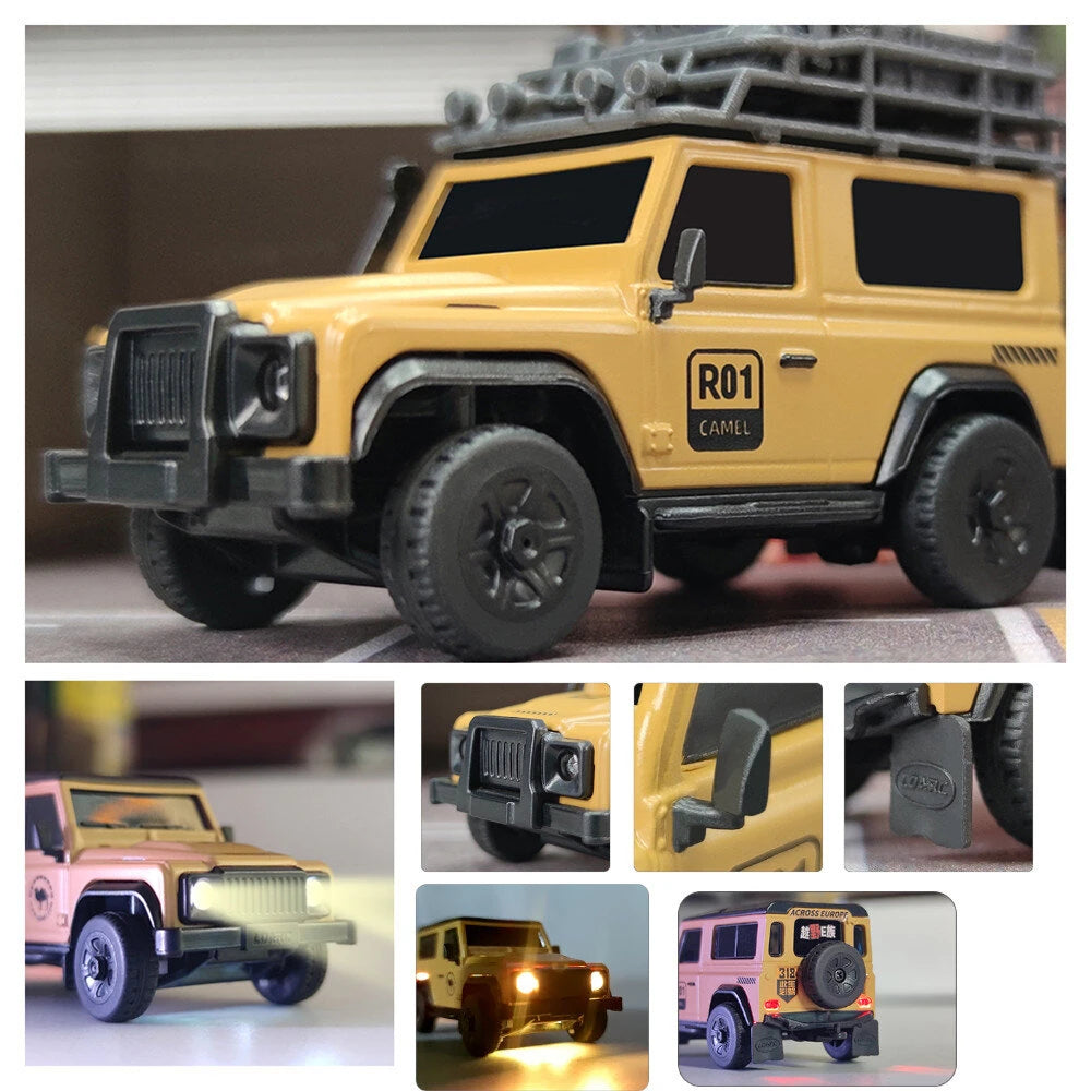 1-64 Mini Crawlers desert yellow Ready to Run Car - Off road truck [LDARC] R01 RTR L01 53