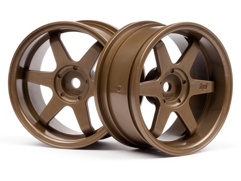 RAYS VOLK RACING TE37 (6mm OFFSET) BRONZE DEEP DISH 1-10 RIMS [HPI RACING] 3848
