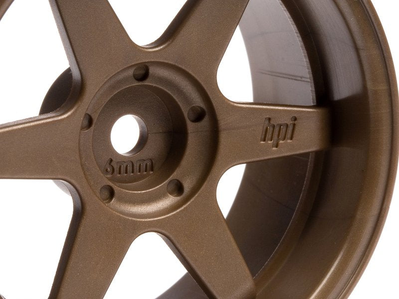 Deep Dish Rays Rims RAYS VOLK RACING TE37 (6mm OFFSET) BRONZE DEEP DISH 1-10 RIMS [HPI RAC ...