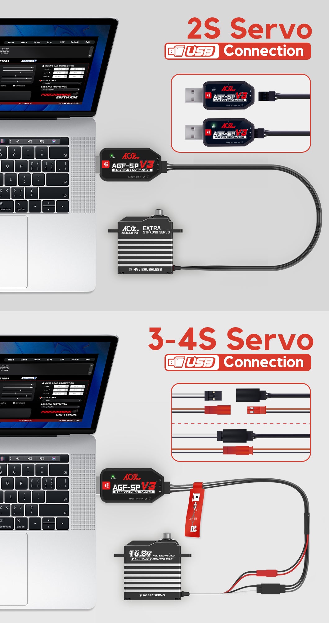 USB Program Card for AGFRC Programmable Servos [AGFRC] AGF-SPV3