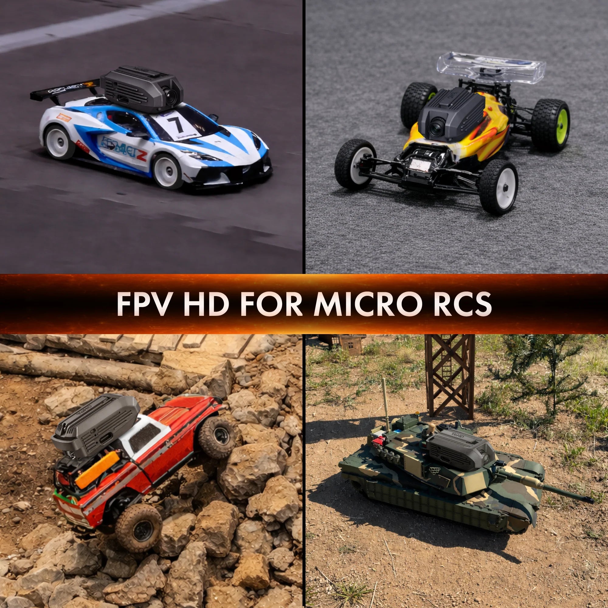 YoHD Micro - Mini FPV System with Googles - CADDX HD VIDEO [IronQuad FPV] IQYM00