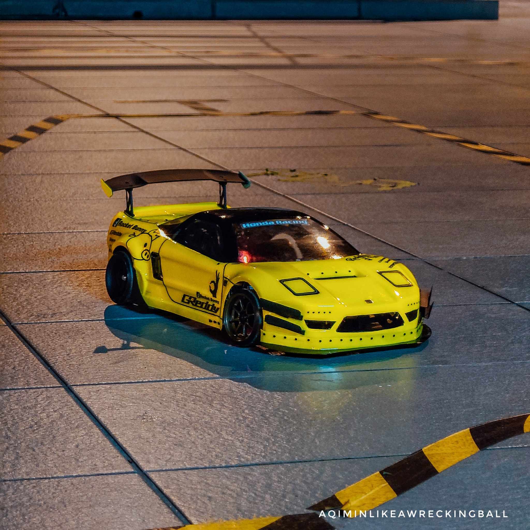 Honda Acura NSX w Pandem 1-10 Body Shell [Quality RC] QRC