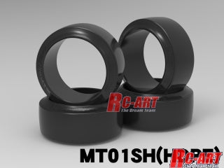 derive MT01SH Super Hard HDPE - Drift Tire Mini  4 pieces (M-CHASSIS SIZE) [RC-Art] ART5020