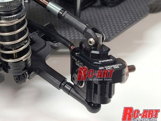 Integrated aluminum front axle for FUTABA knuckle servo CD500KS [RC Art] ART2816