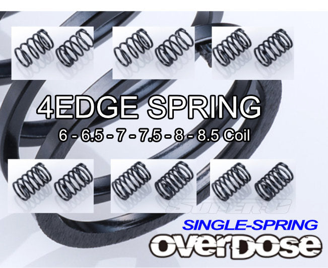 4Edge Shock Spring (1.2 dia, 6.0~8.5) 25mm Length [OVERDOSE