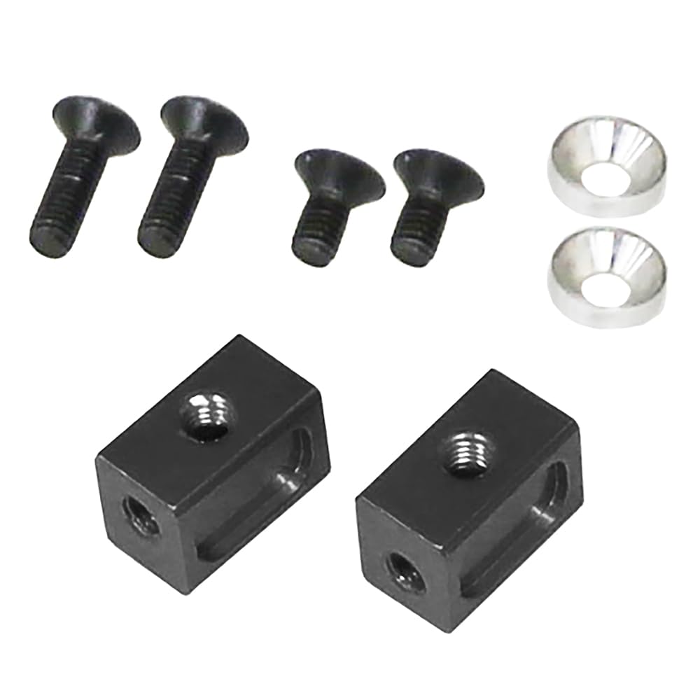 Aluminum Lightweight Servo Mounts - BLACK [Eagle] 407LW-BK