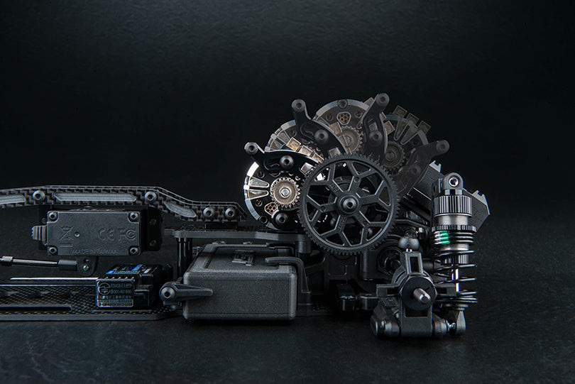 RED - BLACK - RMX 4 GT Competition-Level 1-10 RWD Chassis Kit RC Drift Car  [MST] 532219BK 532219R